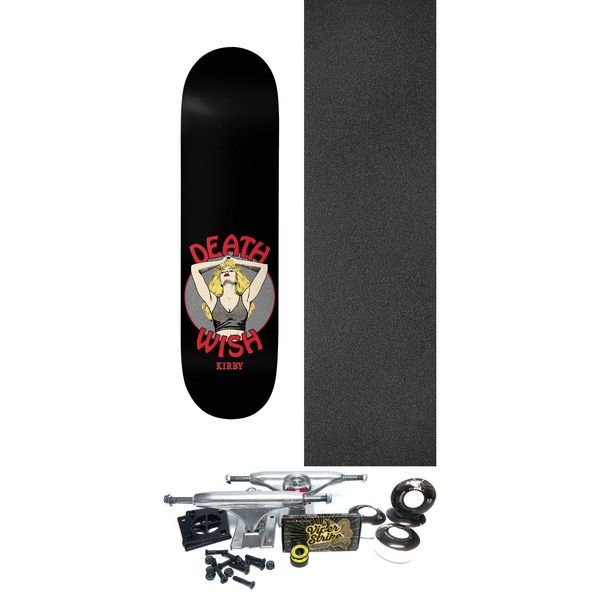 Deathwish Skateboards Taylor Kirby Cathouse Skateboard Deck - 8.38" x 32" - Complete Skateboard Bundle